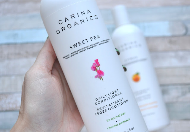 Carina Organics Citrus Shampoo and Sweet Pea Conditioner