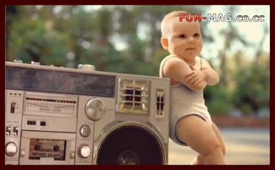 Funny Evian Roller Babies US Commercial Video