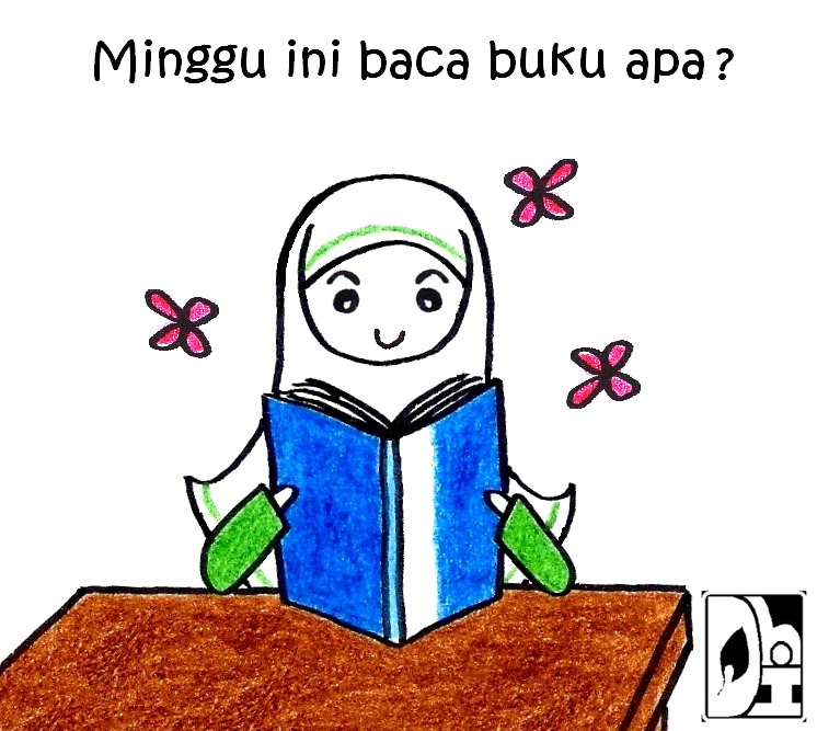 Komik Muslimah minggu ini baca  buku  apa 