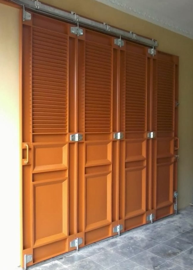 82 Model  Pintu  Garasi Mobil dari  Besi  dan Kayu Minimalis 