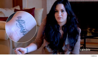 demi lovato tattoo