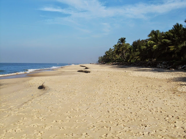 White sand beach in Alappey - Kerala