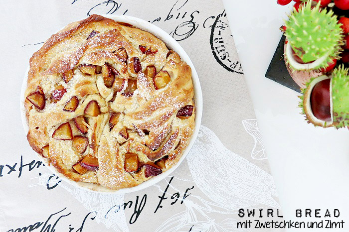 Swirl Bread mit Zwetschken und Zimt