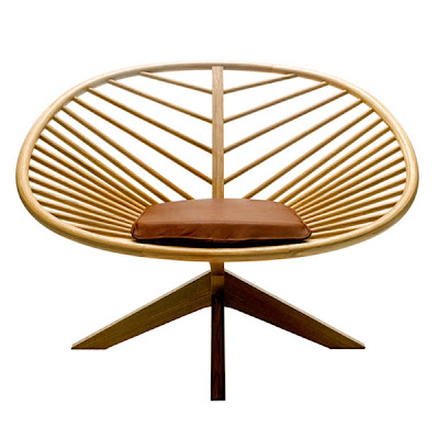 This is a masterfully designed chair that hearkens back to the designs of 