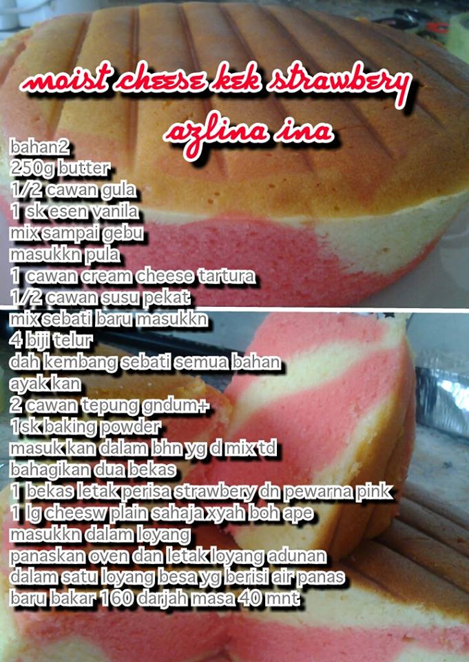 ~eRnIeY~: Resepi Kek By Azlina Ina