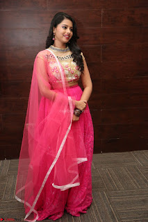 Geethanjali sizzles in Pink at Mixture Potlam Movie Audio Launch 041.JPG