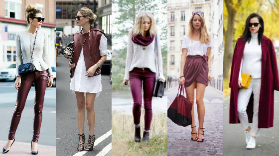 looks de inverno com cor marsala