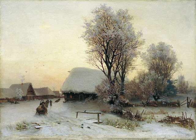 Winter at the Threshold Gavril Kondratenko 1883