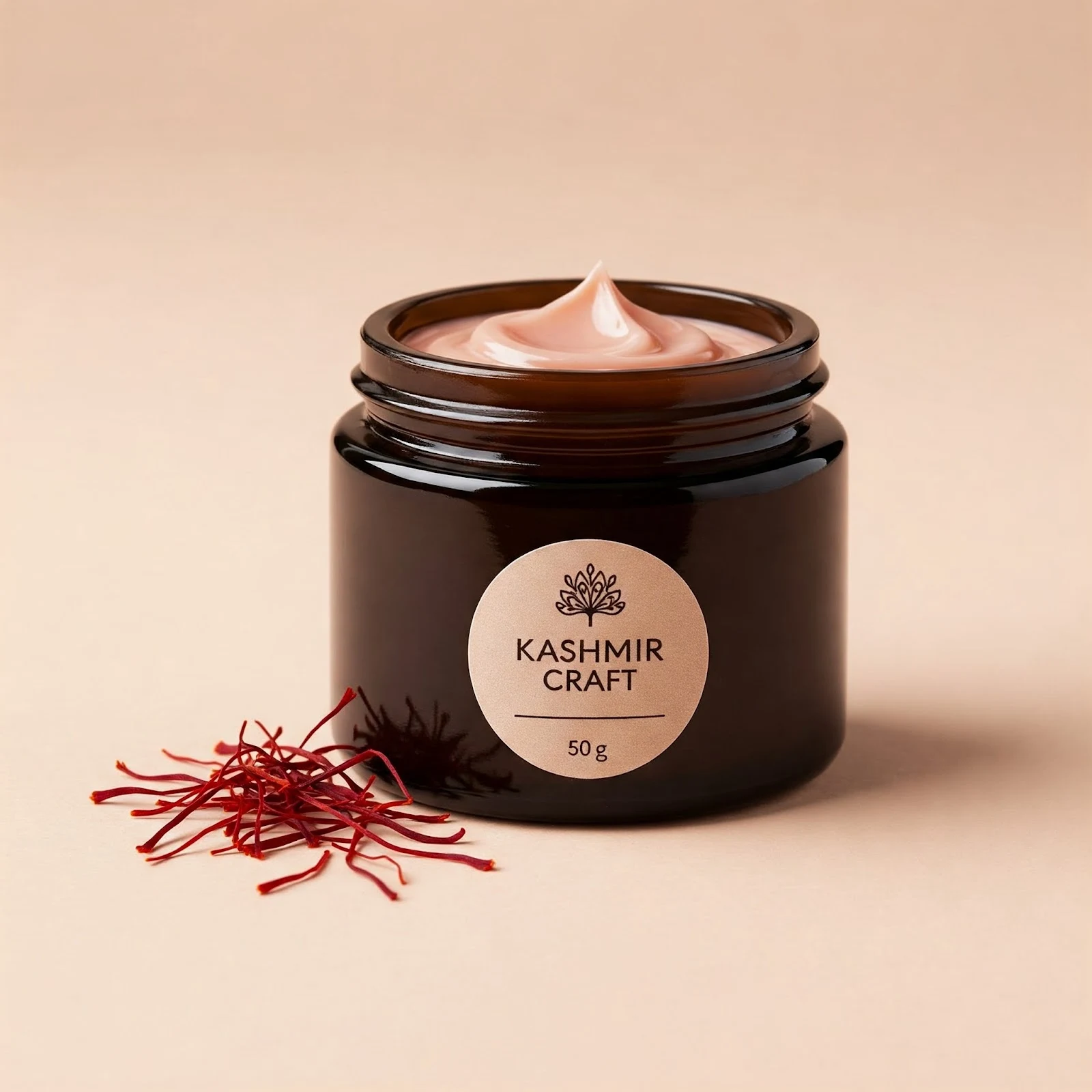 Kashmiri saffron cream