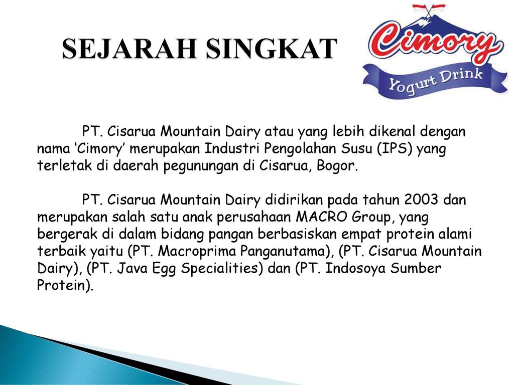 Lowongan Kerja Pabrik Terbaru Pt Cisarua Mountain Dairy Cimory Group