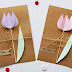 Jak zrobić Kartkę z Papierowym Tulipanem (DIY Tutorial)