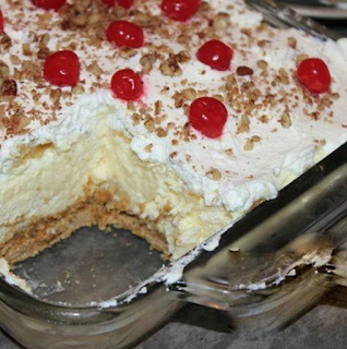 Banana Split Brownie Cake