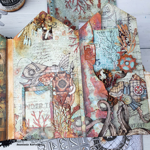 @nastyalena #ножиmimicut #mixedmedia #scrapbooking