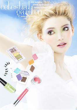 Весенне-летняя коллеция Shu Uemura Spring / Summer 2012 Mode Make-up collection celestial garden