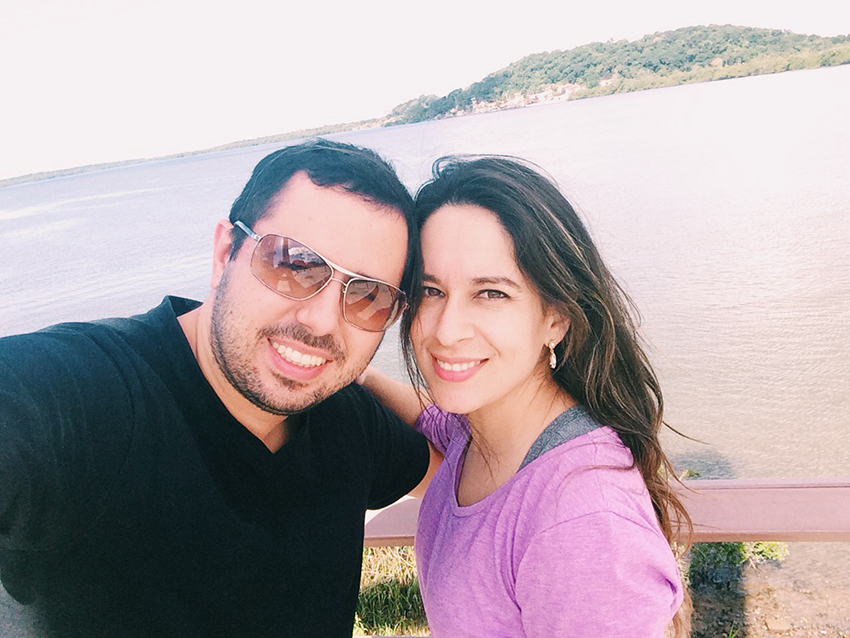 Selfie no Portal do Mar em Joinville