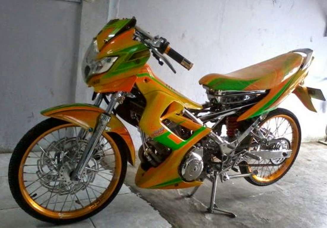 Download Koleksi Modifikasi Motor Satria Fu 2012 Terbaru Obeng Motor