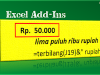 Cara Mengaktifkan Add-Ins Terbilang Excel