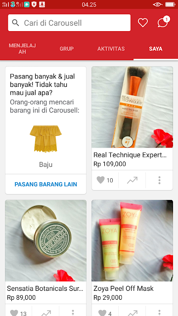 jual beli di carousell