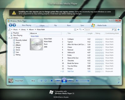 best dvd player download windows 7 on Windows Media Player 11 Skins - WMP 11 skins