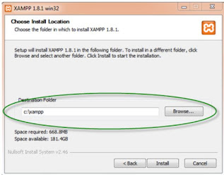 Unduh, install XAMPP