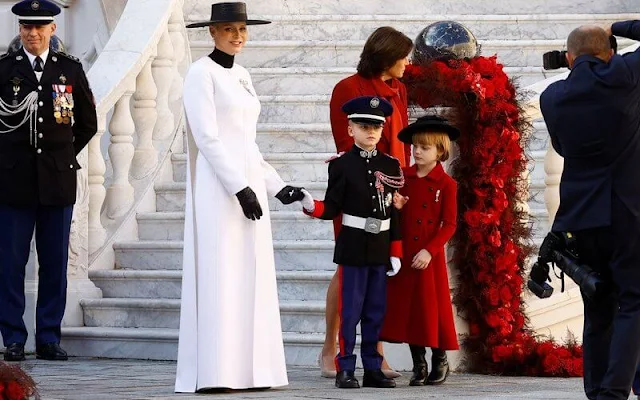 Princess Charlene, Princess Caroline, Princess Stephanie, Charlotte Casiraghi, Princess Gabriella and Beatrice Borromeo