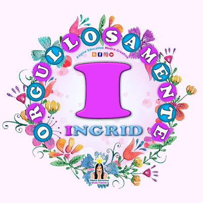 Nombre Ingrid - Carteles para mujeres - Día de la mujer
