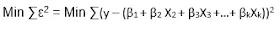 estimate the regression coefficients