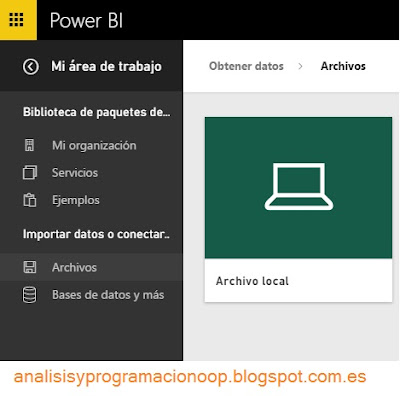 importar informes Power BI