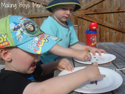 Paper plate masks for kids to make