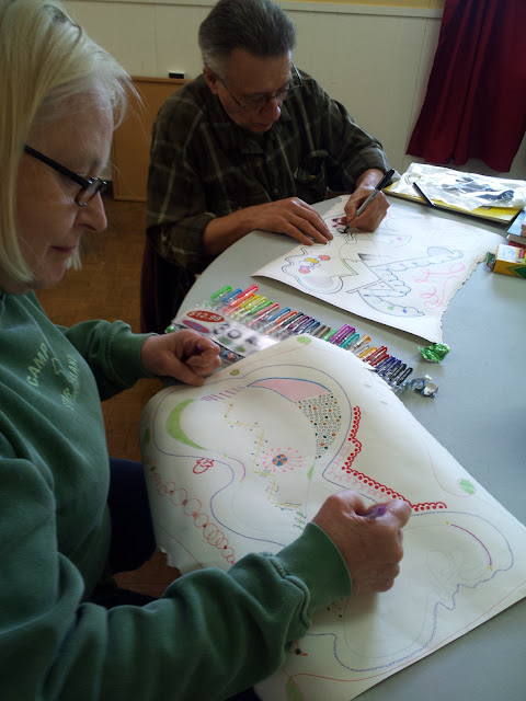 bob and judy, doodling away