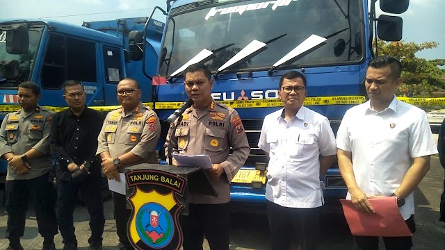 71 Ton BBM Illegal digagalkan peredarannya oleh Polda Sumut, 9 Orang diamankan