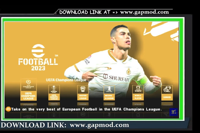 eFootball 2023 PES ISO PPSSPP Peter Drury Commentary Latest Transfer New Background Best Graphics HD