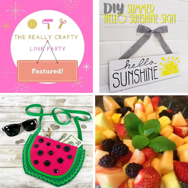 The Really Crafty Link Party #373 featured posts!