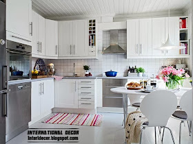 Scandinavian kitchen style and design, large kitchen