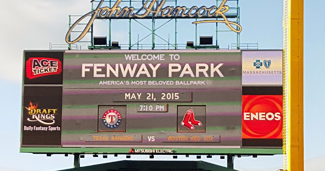 Fenway Park scoreboard opener