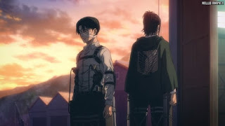 進撃の巨人 アニメ 88話 完結編 前編 リヴァイ兵長 かっこいい Levi  Attack on Titan Episode 88