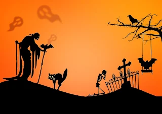 Halloween para niños, cuento de Halloween para niños, actividad de Halloween, pasaje del terror para niños