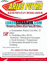 Open Recruitment at PT. Aries Putra Mandiri Jombang Maret 2020