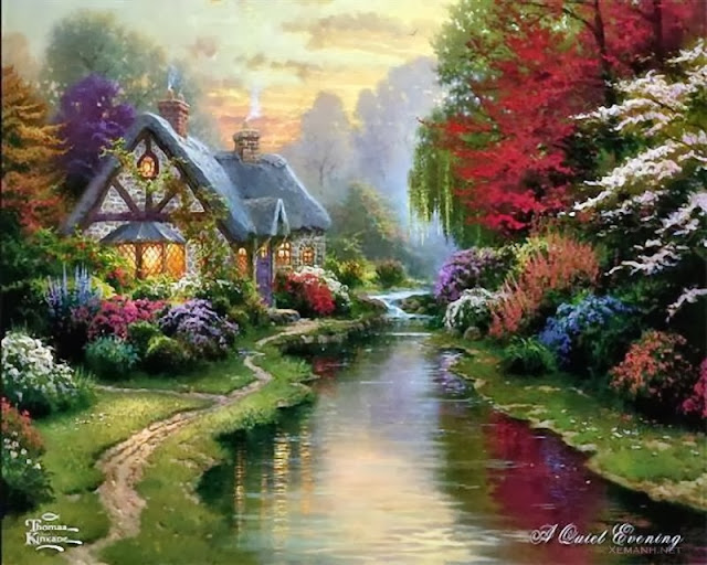 Ảnh nghệ thuật tuyệt đẹp của Thomas Kinkade'