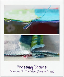 Pros and Cons of Pressing Seams Open or To Side by www.madebyChrissieD.com