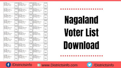 Nagaland Voter List 2022 PDF Download with Photo