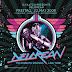 Delorean mit DJ KATCH Flyer für Aschaffenburg