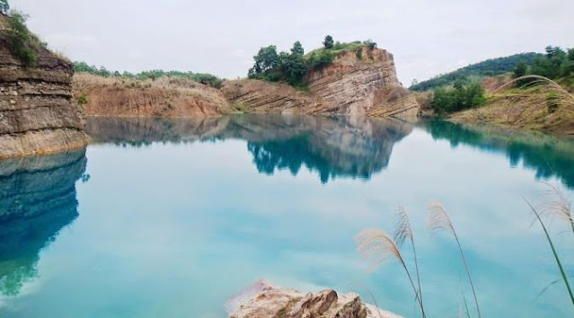 danau biru bengkulu tengah