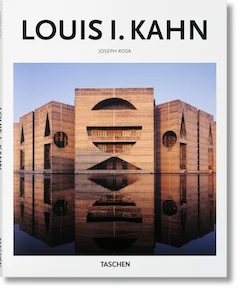 Portada del libro titulado Louis I. Kahn de la editorial taschen y que trata sobre la obra de este afamado arquitecto americano