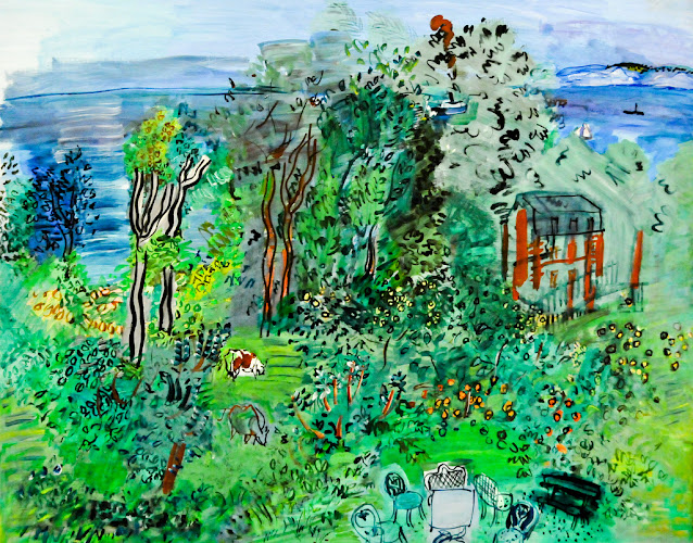 Raoul Dufy, Landscape, Villerville