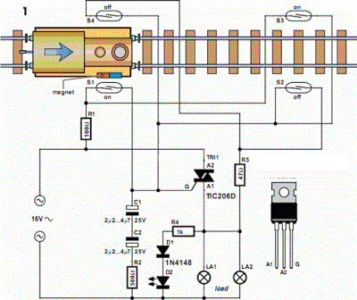 Power Flip-Flop Using A Triac