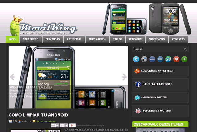 Crea tu micronicho de moviles con blogger