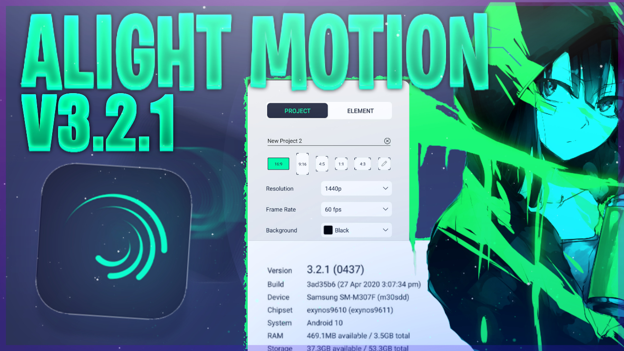 Alight Motion Mod V3.2.1 Terbaru 2020 Latest Updated