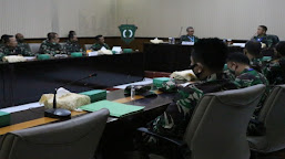 Brigjen TNI Legowo W.R Jatmiko Pimpin Tim Current Audit Itjenad di Makorem 064/MY