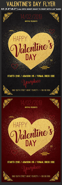   Valentines Day Psd Flyer Template